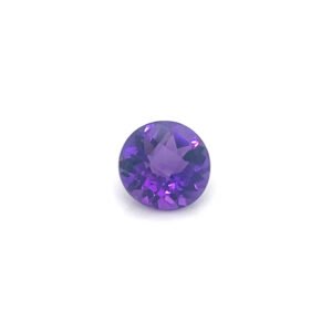 Natural Round Brilliant Cut Amethyst