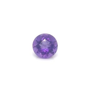 Natural Round Cut Amethyst Gemstone