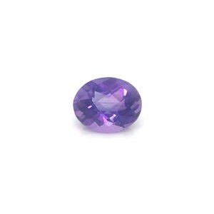 Natural Oval Cut Amethyst Gemstone