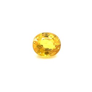 Oval Shape Yellow Sapphire