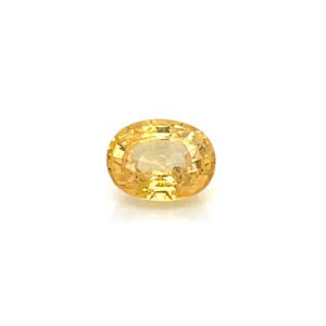 Premium Natural Yellow Sapphire ? Oval Faceted Gemstone for Luxurious Jewelry Designs