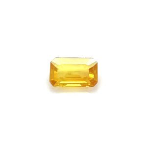 Natural Yellow Sapphire ? Emerald Cut Gemstone Ideal for Fine Jewelry Creations