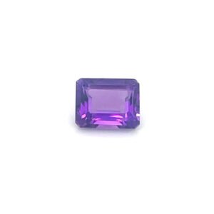 Natural Emerald Cut Amethyst Gemstone