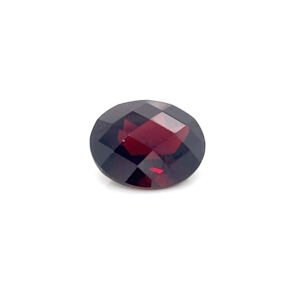 Natural Garnet Oval Shape Gemstone