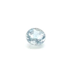 Natural Aquamarine Round Shape Light Blue Gemstone