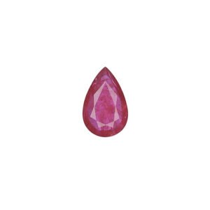 GIA Cert. Pear Shape Natural Ruby Gemstone