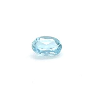 Natural Aquamarine Oval Shape Light Blue Gemstone