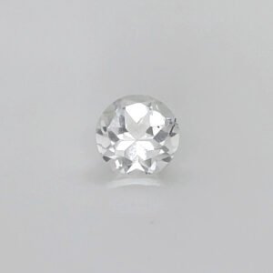 Round Shape White Topaz Gemstone