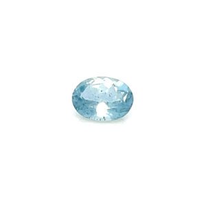 Natural Aquamarine Oval Shape Light Blue Gemstone