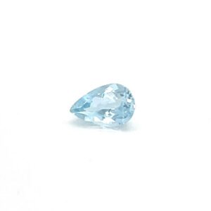 Natural Aquamarine Pear Shape Light Blue Gemstone