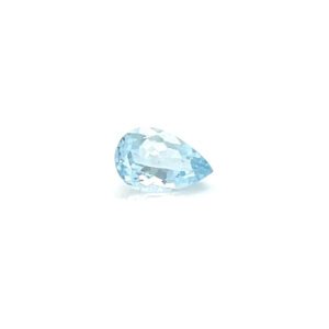Natural Aquamarine Pear Shape Light Blue Gemstone