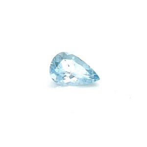 Natural Aquamarine Pear Shape Light Blue Gemstone