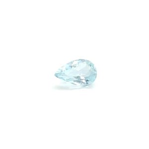 Natural Aquamarine Pear Shape Light Blue Gemstone