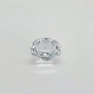 Oval Shape White Topaz Gemstone