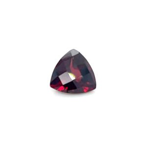 Natural Garnet Trillion Cut Gemstone