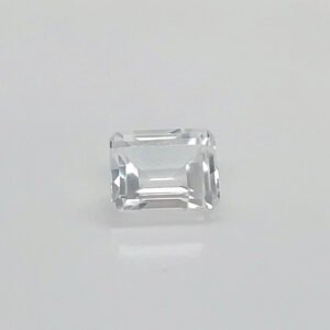 Octagon Shape White Topaz Gemstone