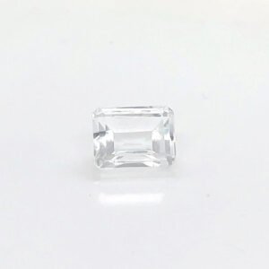 Octagon Shape White Topaz Gemstone