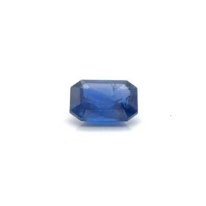 GIA Cert. Natural Emerald-Cut Blue Sapphire Gemstone