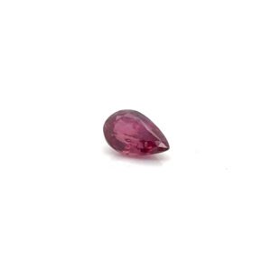 Pear Shape Natural Ruby Gemstone