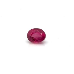 GIA Cert. Natural Oval-Cut Ruby Gemstone